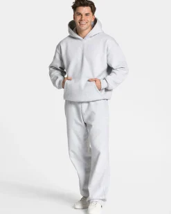New Sweat à capuche oversize RI’VAIV « gris clair » Homme Sweats À Capuche Et Sweats Zippés