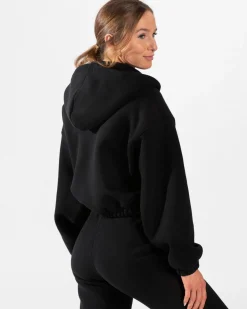 Outlet Sweat à capuche zippé oversize Iconic « noir » Femme Sweats À Capuche Et Vestes De Sport