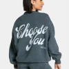 Fashion Sweat-shirt oversize Acid « bleu marine » Femme Sweats À Capuche Et Vestes De Sport