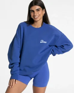 Outlet Sweat-shirt oversize Pure « bleu roi » Femme Sweats À Capuche Et Vestes De Sport
