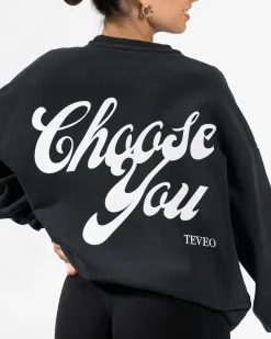 Clearance Sweat-shirt oversize Pure « noir » Femme Sweats À Capuche Et Vestes De Sport