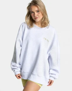 Fashion Sweat-shirt oversize Signature « Lime » Femme Sweats À Capuche Et Vestes De Sport