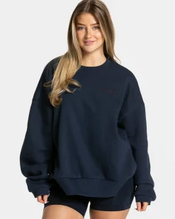 Discount Sweat-shirt oversize Signature « Midnight » Femme Sweats À Capuche Et Vestes De Sport