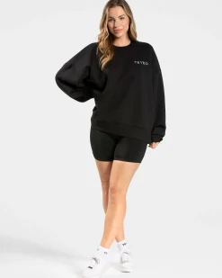 Online Sweat-shirt oversize Signature « noir » Femme Sweats À Capuche Et Vestes De Sport