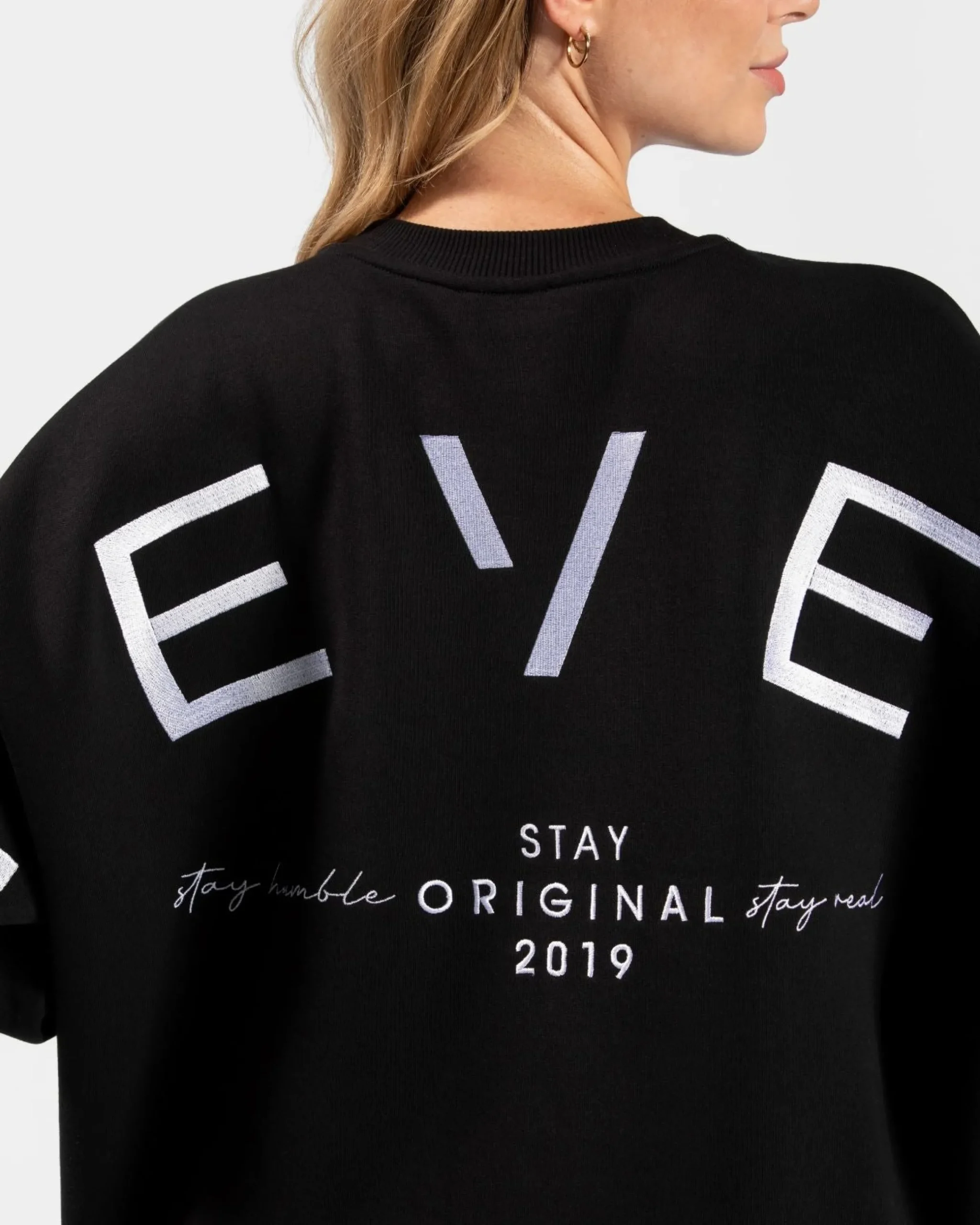 Online Sweat-shirt oversize Signature « noir » Femme Sweats À Capuche Et Vestes De Sport