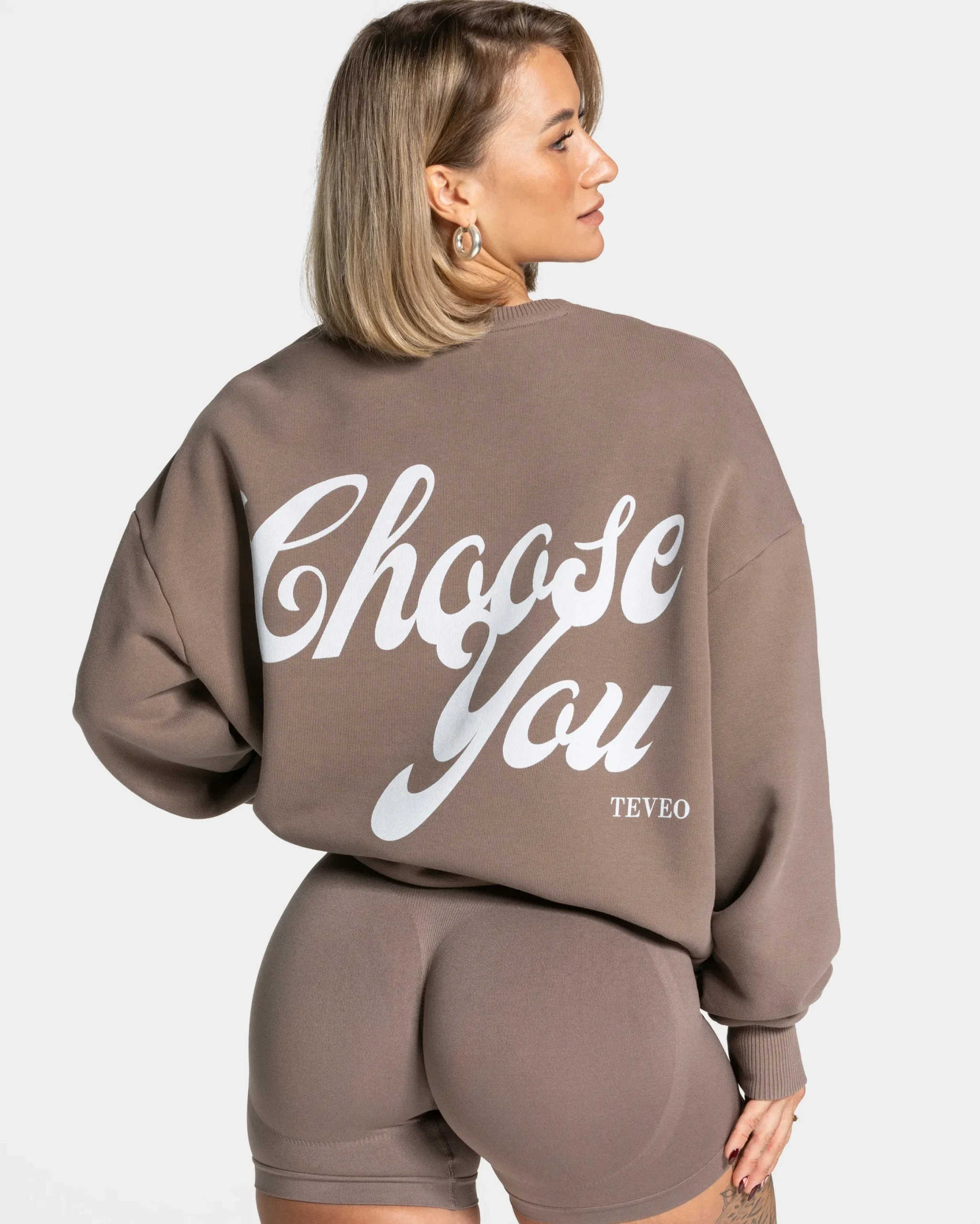 Clearance Sweat-shirt Pure Oversized « Moka » Femme Sweats À Capuche Et Vestes De Sport