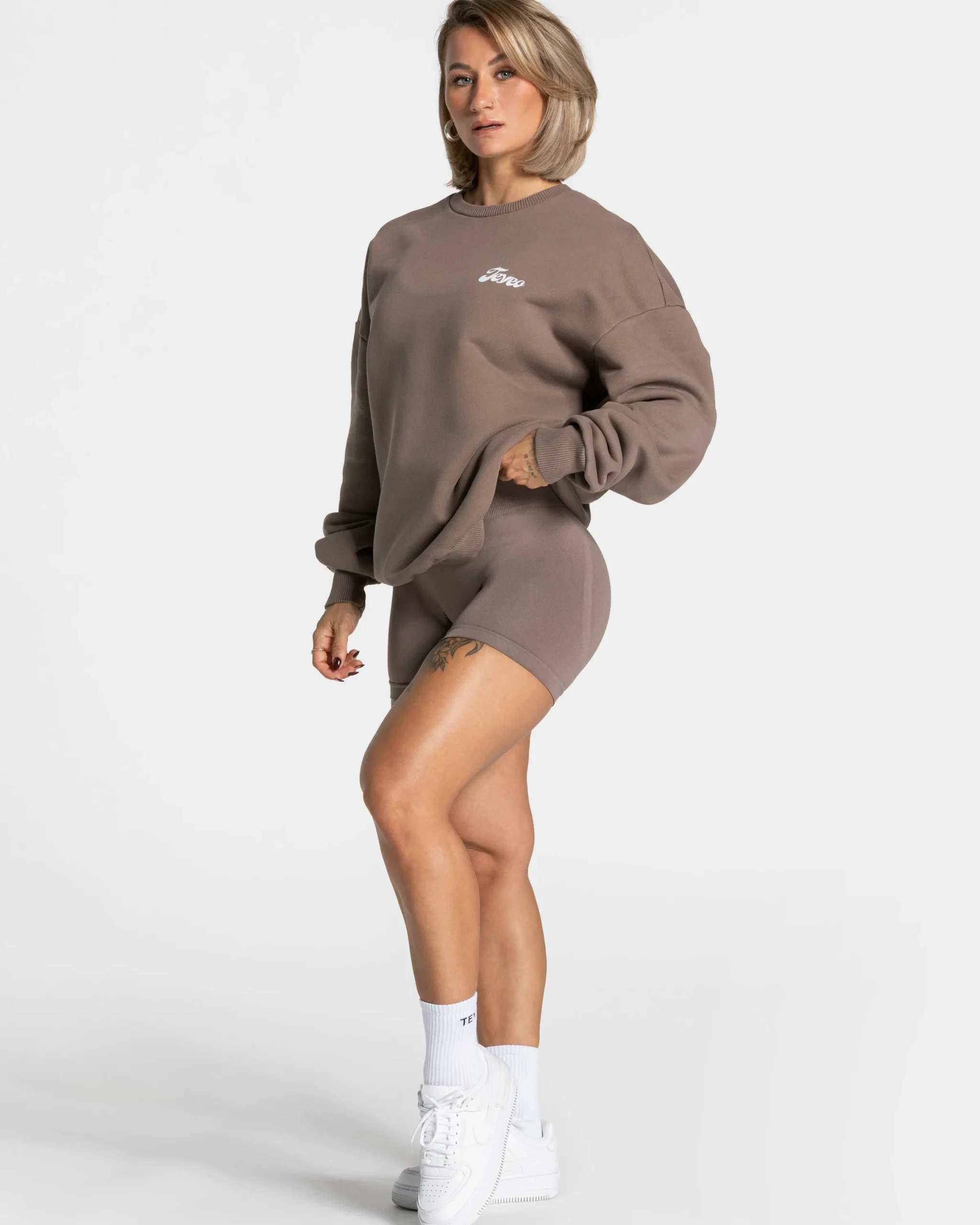 Clearance Sweat-shirt Pure Oversized « Moka » Femme Sweats À Capuche Et Vestes De Sport