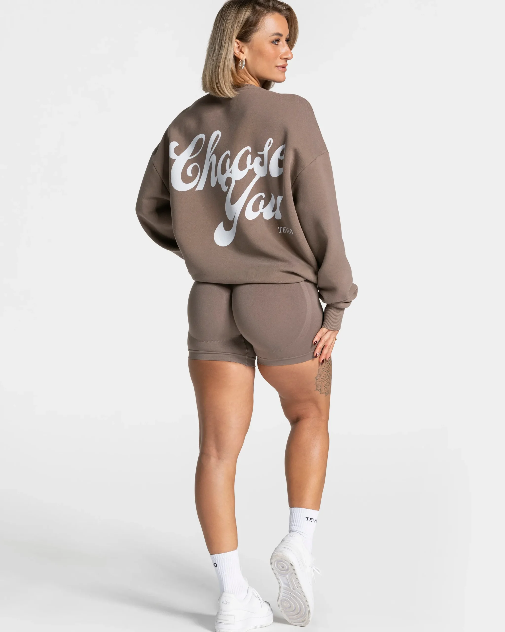 Clearance Sweat-shirt Pure Oversized « Moka » Femme Sweats À Capuche Et Vestes De Sport