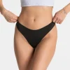 Best Tanga Seamless Padded (lot de 2) « noir » Femme Chaussettes Et Sous-vêtements