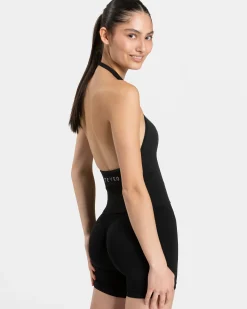 Outlet Top Neckholder Timeless Pro « noir » Femme Hauts