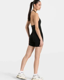 Outlet Top Neckholder Timeless Pro « noir » Femme Hauts