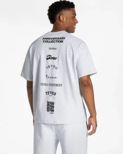 Outlet T-shirt Anniversary « gris clair » Homme T-shirts