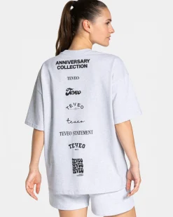 Outlet T-shirt Anniversary « gris clair » Femme T-shirts