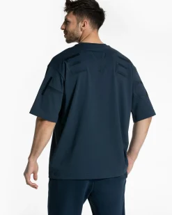 Discount T-shirt Arrival Signature « bleu foncé » Homme T-shirts