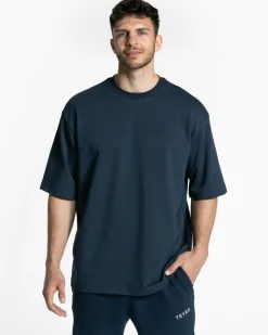 Discount T-shirt Arrival Signature « bleu foncé » Homme T-shirts