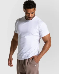 Hot T-shirt Fitted Timeless Pro « blanc » Homme T-shirts