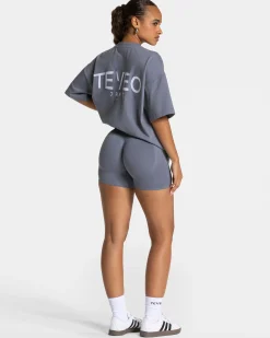 Fashion T-shirt oversize Journey « argenté » Femme T-shirts