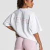 Sale T-shirt oversize Journey « blanc » Femme T-shirts