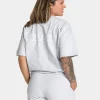 New T-shirt oversize RI’VAIV « gris clair » Femme T-shirts