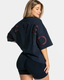 Outlet T-shirt oversize Signature « Midnight » Femme T-shirts