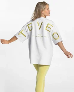 New T-shirt oversize Signature « Lime » Femme T-shirts