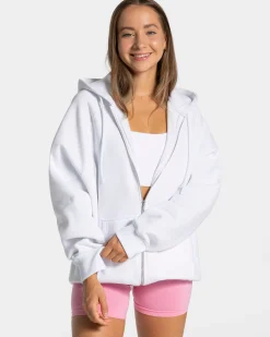 Online Veste de sport Candy Oversized « blanc » Femme Sweats À Capuche Et Vestes De Sport