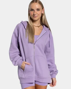 Outlet Veste de sport Statement Oversized « lilas » Femme Sweats À Capuche Et Vestes De Sport