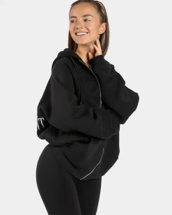Sale Veste de sport Statement Oversized « noir » Femme Sweats À Capuche Et Vestes De Sport