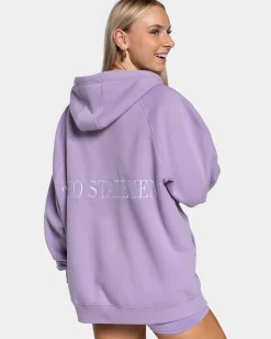 Outlet Veste de sport Statement Oversized « lilas » Femme Sweats À Capuche Et Vestes De Sport