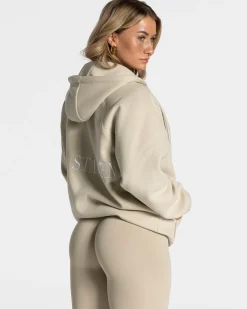 Online Veste de sport Statement Oversized « sable » Femme Sweats À Capuche Et Vestes De Sport
