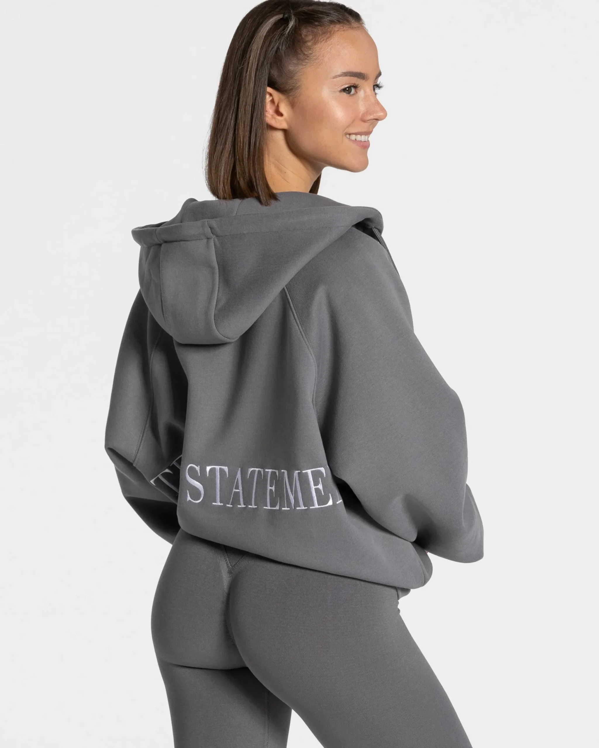 Discount Veste de sport Statement Oversized « graphite » Femme Sweats À Capuche Et Vestes De Sport