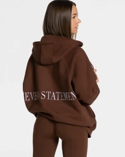 Clearance Veste de sport Statement Oversized « café » Femme Sweats À Capuche Et Vestes De Sport