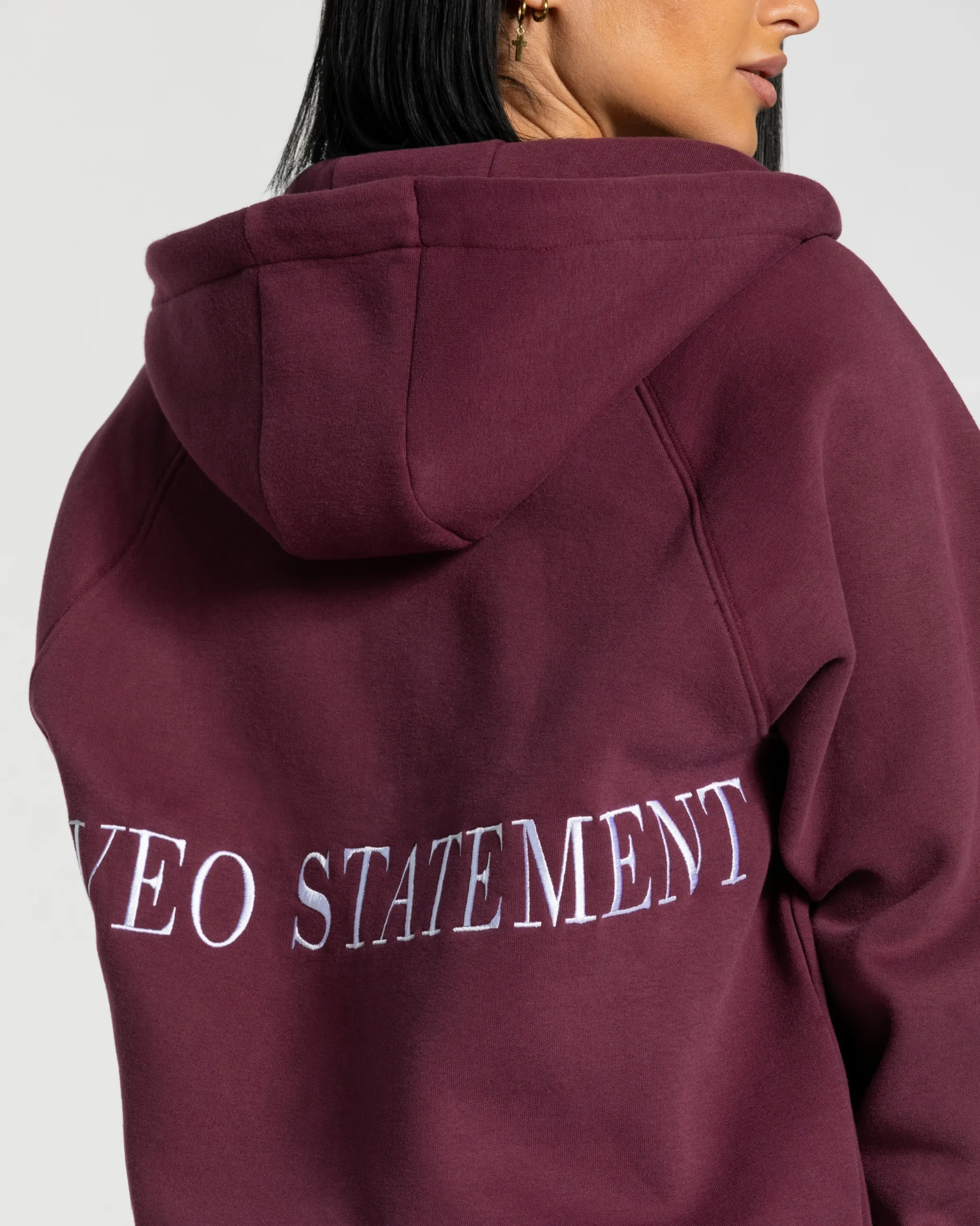 Sale Veste de sport Statement Oversized « prune » Femme Sweats À Capuche Et Vestes De Sport