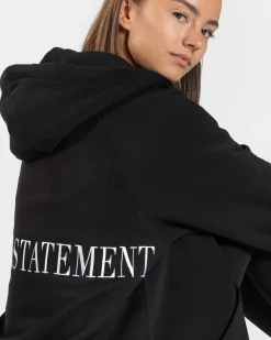 Sale Veste de sport Statement Oversized « noir » Femme Sweats À Capuche Et Vestes De Sport