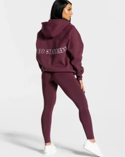Sale Veste de sport Statement Oversized « prune » Femme Sweats À Capuche Et Vestes De Sport