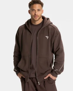 New Veste de sport zippée Ignite « Espresso » Homme Sweats À Capuche Et Sweats Zippés