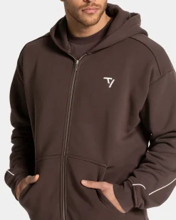 New Veste de sport zippée Ignite « Espresso » Homme Sweats À Capuche Et Sweats Zippés