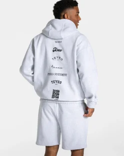 Fashion Veste de sport zippée oversize Anniversary « gris clair » Homme Sweats À Capuche Et Sweats Zippés
