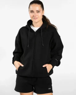 New Veste de sport zippée oversize Anniversary « noir » Femme Sweats À Capuche Et Vestes De Sport