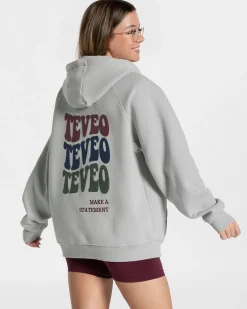 Online Veste oversize Candy « gris clair » Femme Sweats À Capuche Et Vestes De Sport