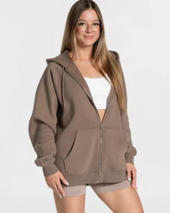 New Veste oversize Candy « moka » Femme Sweats À Capuche Et Vestes De Sport