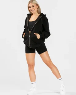 New Veste oversize Candy « noir » Femme Sweats À Capuche Et Vestes De Sport