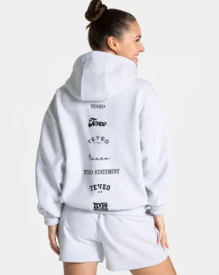 Hot Veste zippée oversize Anniversary pour femmes « gris clair » Femme Sweats À Capuche Et Vestes De Sport